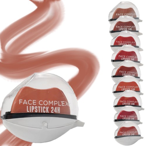 Face Complex Rossetto Matte 24h Waterproof A Lunga Tenuta Varie Tonalita' 5.5g